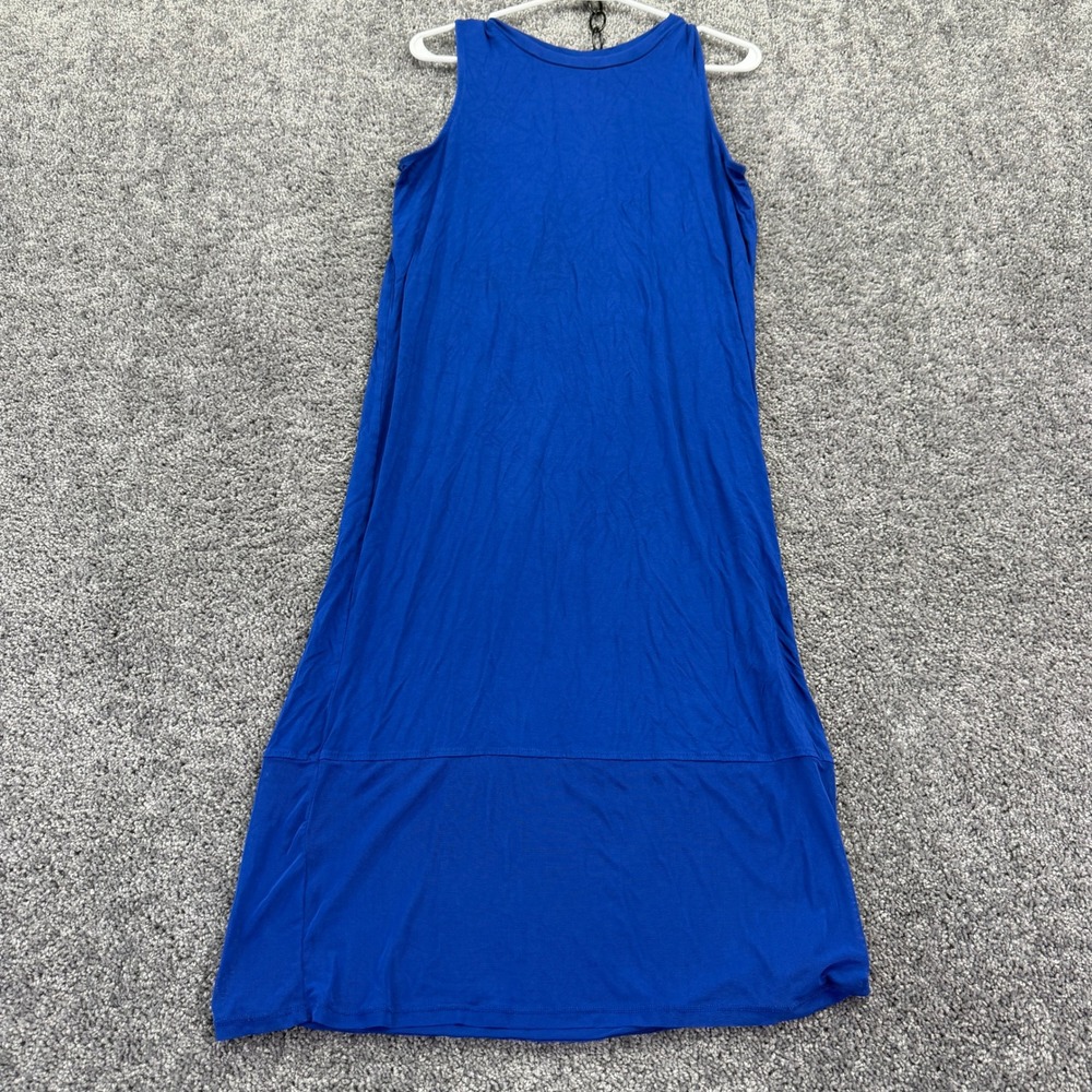 Jeans by Buffalo Maxi Dress Womens Medium Blue Sleeveless Rayon Spandex Stretch